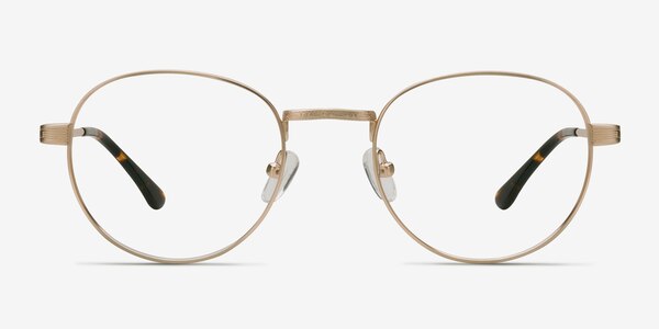 Belleville Golden Metal Eyeglass Frames