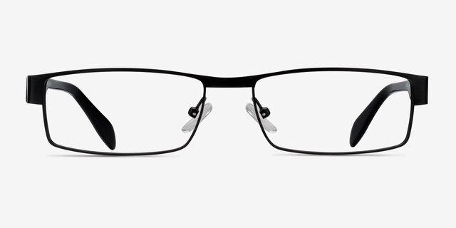 Katia Noir MétalMontures de lunettes de vue d'EyeBuyDirect, Vue de Face