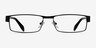 Katia Noir MétalMontures de lunettes de vue d'EyeBuyDirect, Vue de Face