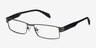 Katia Gunmetal MetalEyeglass Frames from EyeBuyDirect, Angle View