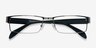 Katia Gunmetal MetalEyeglass Frames from EyeBuyDirect, Closed View
