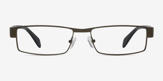 Katia Brown MetalEyeglass Frames from EyeBuyDirect, Front View