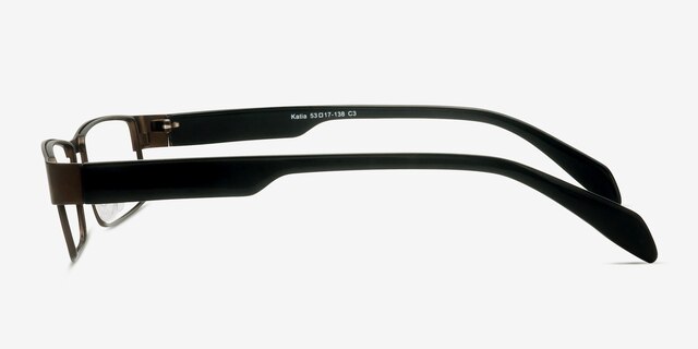 Katia Brown MetalEyeglass Frames from EyeBuyDirect, Side View