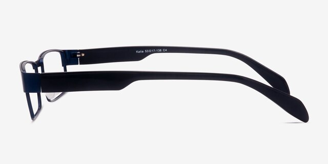 Katia Navy MetalEyeglass Frames from EyeBuyDirect, Side View