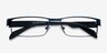 Katia Navy MetalEyeglass Frames from EyeBuyDirect, Closed View