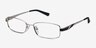 Jean Silver MetalEyeglass Frames from EyeBuyDirect, Angle View