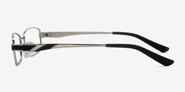 Jean Silver MetalEyeglass Frames from EyeBuyDirect, Side View