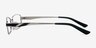 Jean Silver MetalEyeglass Frames from EyeBuyDirect, Side View