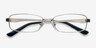 Jean Silver MetalEyeglass Frames from EyeBuyDirect, Closed View