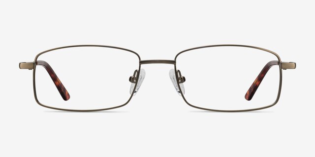 Tab Bronze MétalMontures de lunettes de vue d'EyeBuyDirect, Vue de Face