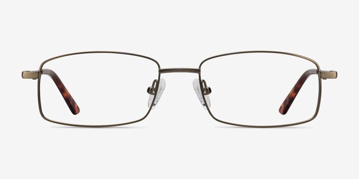 Tab Bronze Metal Eyeglass Frames from EyeBuyDirect