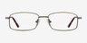 Tab Bronze MétalMontures de lunettes de vue d'EyeBuyDirect, Vue de Face