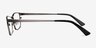 Germantown Gunmetal MetalEyeglass Frames from EyeBuyDirect, Side View