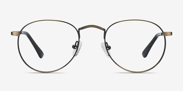 Pensive Bronze Métal Montures de lunettes de vue