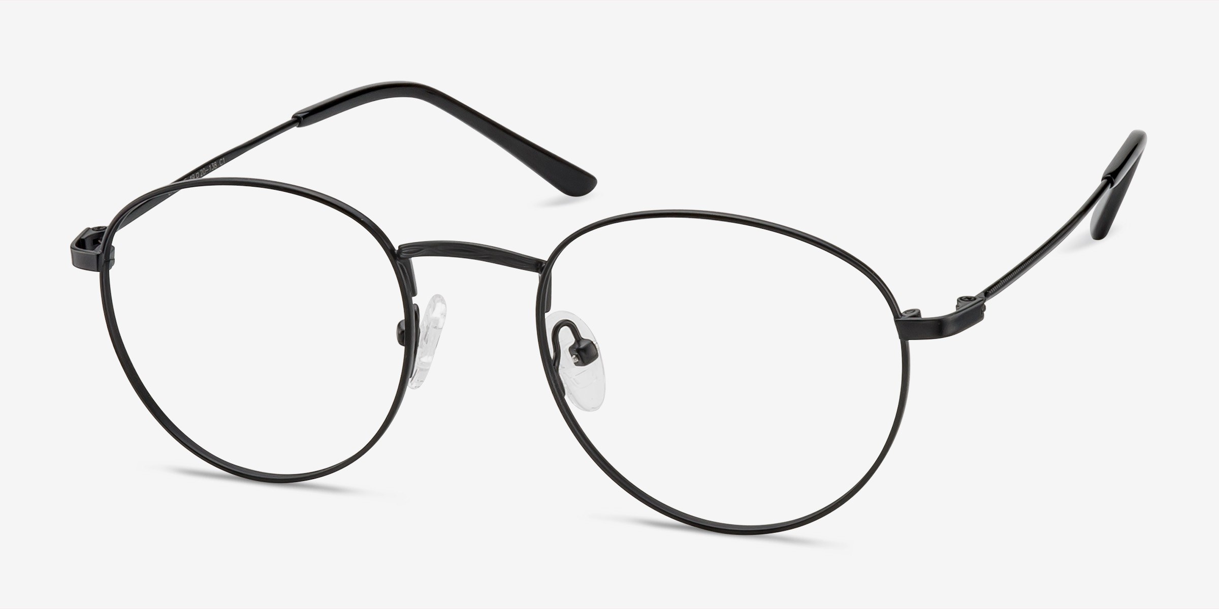 Epilogue Oval Black Full Rim Eyeglasses | Eyebuydirect