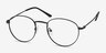 Epilogue Black MetalEyeglass Frames from EyeBuyDirect, Angle View