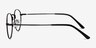 Epilogue Black MetalEyeglass Frames from EyeBuyDirect, Side View