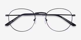 Epilogue Oval Black Full Rim Eyeglasses | Eyebuydirect