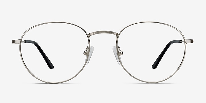 Epilogue Silver Metal Eyeglass Frames