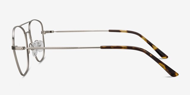 Captain Silver MetalEyeglass Frames from EyeBuyDirect, Side View