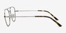 Captain Silver MetalEyeglass Frames from EyeBuyDirect, Side View