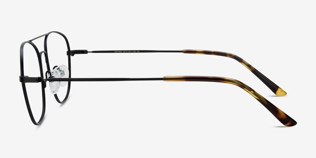 Captain Black MetalEyeglass Frames from EyeBuyDirect, Side View