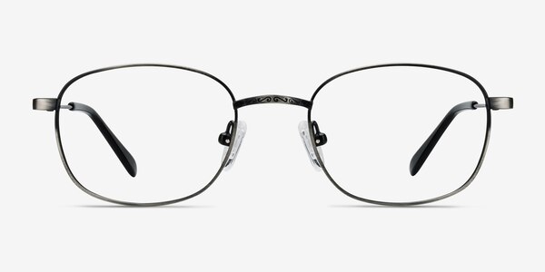 Caesar Gunmetal Metal Eyeglass Frames