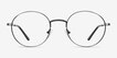 Motif Gunmetal MetalEyeglass Frames from EyeBuyDirect, Front View