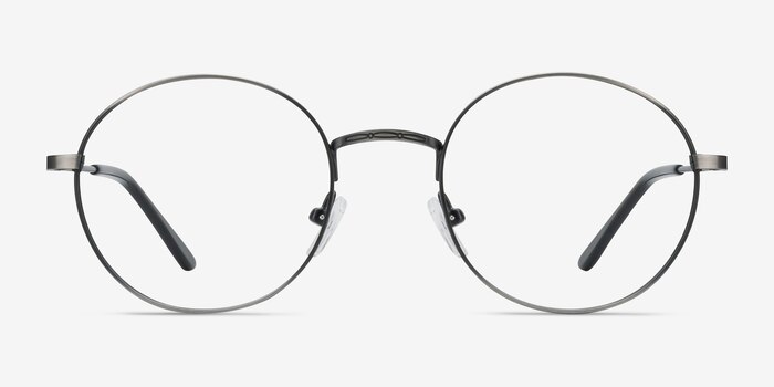 Motif Gunmetal Metal Eyeglass Frames from EyeBuyDirect