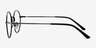 Motif Gunmetal MetalEyeglass Frames from EyeBuyDirect, Side View