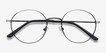 Motif Gunmetal MetalEyeglass Frames from EyeBuyDirect, Closed View