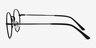 Motif Black MetalEyeglass Frames from EyeBuyDirect, Side View