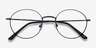 Motif Black MetalEyeglass Frames from EyeBuyDirect, Closed View
