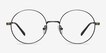 Inscription Bronze MetalEyeglass Frames from EyeBuyDirect, Front View