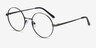 Inscription Bronze MetalEyeglass Frames from EyeBuyDirect, Angle View