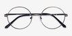 Inscription Bronze MetalEyeglass Frames from EyeBuyDirect, Closed View