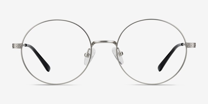 Inscription Argenté Métal Montures de lunettes de vue d'EyeBuyDirect