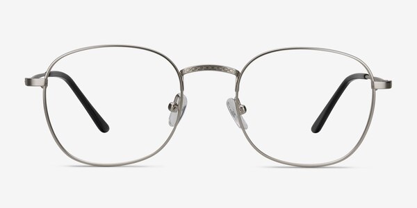 Suspense Silver Metal Eyeglass Frames