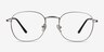 Suspense Silver MetalEyeglass Frames from EyeBuyDirect, Front View