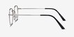 Suspense Silver MetalEyeglass Frames from EyeBuyDirect, Side View