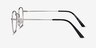 Suspense Silver MetalEyeglass Frames from EyeBuyDirect, Side View