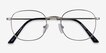 Suspense Silver MetalEyeglass Frames from EyeBuyDirect, Closed View