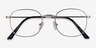 Suspense Silver MetalEyeglass Frames from EyeBuyDirect, Closed View