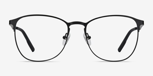 Ember Matte Black Metal Eyeglass Frames