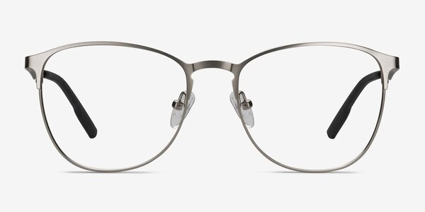 Ember Silver Metal Eyeglass Frames