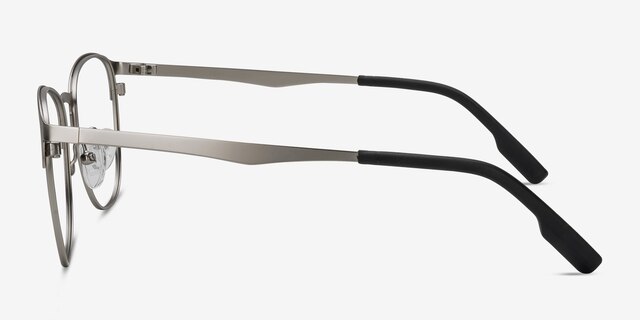 Ember Silver MetalEyeglass Frames from EyeBuyDirect, Side View