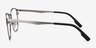 Ember Silver MetalEyeglass Frames from EyeBuyDirect, Side View
