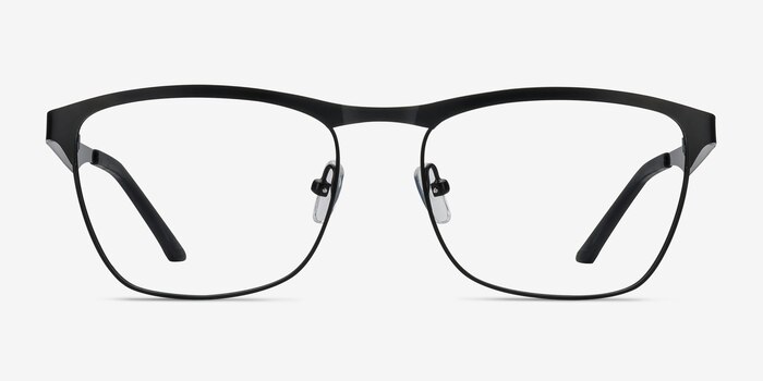 Foundry Black Metal Eyeglass Frames from EyeBuyDirect
