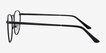 St Michel Black MetalEyeglass Frames from EyeBuyDirect, Side View