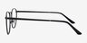 St Michel Black MetalEyeglass Frames from EyeBuyDirect, Side View